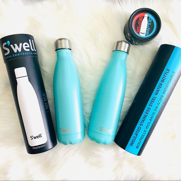 S’well Turquoise Blue 17oz Water Bottle NWT - Picture 4 of 7